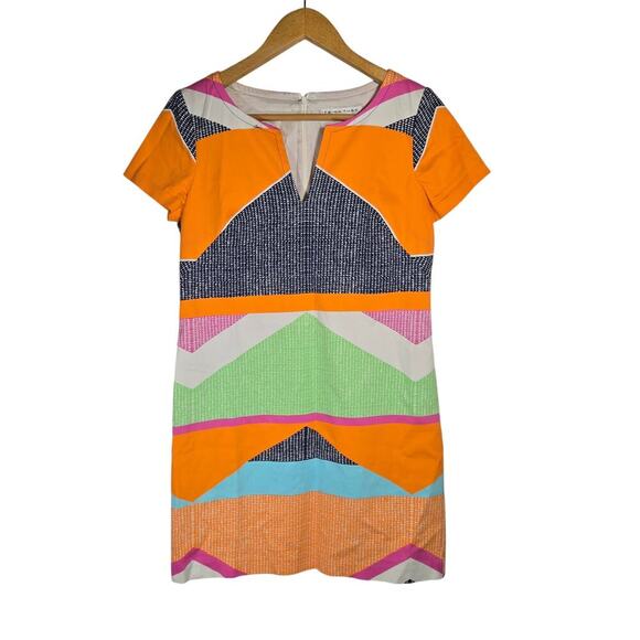 Trina Turk Dresses & Skirts - Trina Turk Museum Sheath Short Dress Bright Geometric Office Professional 10